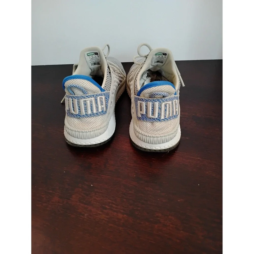 Puma Ignite Netfit Womens Grey Blue Running Shoes 366162-01 Size 7.5